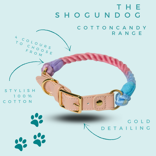 The Cotton Candy Shogundog Collar